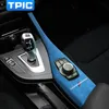 Alcantara wrap car multimedia knop paneel ABS ABS Cover Trim M prestatie interieur decoratie voor BMW F21 2012-2019 1 Series2681