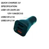 Snelle oplader Drievoudige USB-autolader met Plastic JAR 28W Snelle lading 3.0 Fashion Shape Qualcomm Laad alle smartphones Premium kwaliteit