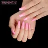 False Nails 24st Set Long Coffin Fake European Rainbow Ballerina Full Nail Art Tips Artificial L￶stagel med lim3029