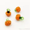 50pcs Vegetable Fruit Charms Lampwork Murano Glass Perles Perles de poivron Boucles d'oreilles de fruits pour les femmes