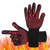 2020 NOWOŚĆ ANTILIP 932 ° F Silikonowe rękawiczki cieplne z długim rękawem z długim rękawem narzędzia kuchenne Grill Silikon Rękawiczki do gotowania BB3605152
