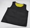 Mens Body Shaper Neopren Thermo Sweat Workout Tank Top Bantning Bastu Vest Compression Thermal Shirt Midja Trainer 120pcs
