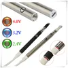 Slim Manuell knapp Vape Pen Starter Kit Plastfodral Tjock Vaxolja Vaporizer Patroner Atomizer Clearomizer 510 Tråd 350 mAh Batteri