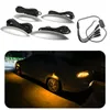 4Pcs/Lot Single Color Universal Car Light Car Decorative Lamp Wheel Eyebrow Lights Atmosphere Styling