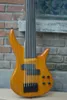 7 String Fretless Natural Wood One Piece Corps Bass and Rosewood Forfard 24 FretsBlack Hardware China Electric Guitar Bass1269683