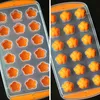 Silicone per uso alimentare Vassoio per cubi piccoli Strumenti per gelato Stampo per dolci Creativo Star Cuore a forma di cubi a forma di frutta Maker Modellazione Cucina BC BH0632