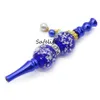 Colorful Blunt holder with Glow in the dark luminous Ball hookah mouth tips wholesale hookah Mouthpiece metal hookah tips