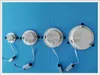 Recessed LED 천장 패널 빛 램프 유리 24W / 18W / 12W / 6W SMD 5730 CE ROHS LED Light Square 및 라운드 알루미늄 유리