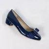 Pisos de las mujeres más nuevas zapatos de ballet de cuero mujer patente de cuero arco pisos Ladies Zapatos Mujer Sapato Femenino 225