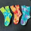 Najnowszy krawat Dye Crew Printing Socks Trendy Funny Printed Socks Sock Cotton Long Socks For Men Women1594024