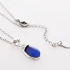 New Design Silver Plated Emotional Control Mood Color Change Pendant Necklace for Womens Gift
