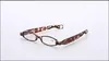 Okulary czytania Marmurowa Leopard Ramka Czytanie Okulary 1.0-3 Presbyopia Unisex Obrotowy Składany Prezbiopic Eyewear Gafas de Lectura