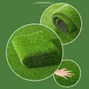 1,5 cm Dicke Kunstrasen Teppich Gefälschte Rasen Gras Matte Landschaft Pad DIY Handwerk Outdoor Garten Boden Dekor