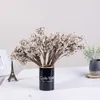 Bos van Plastic Natuurlijke Tallow Berry Gedroogde Witte Tak voor Home Wedding Christmas Flower Core Accessoires Fake Plant1