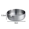 둥근 두꺼운 호텔 레스토랑 재떨이 스테인레스 스틸 인터넷 카페 바 큰 재떨이 14cm 직경 재떨이 맞춤형 BH0596-3 TQQ
