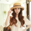 Горячая Продажа Женщина Девушки Большого Bowknot солома Hat Путешествие Панама Cap Бич Hat Fedora Summer UV Шляпы New