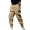 Pantalons hommes été nouveau Style mode salopette décontracté Joggers couleur Pure confortable pantalon Cargo pantalon hommes plafones hombre287J