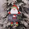 Enfeites de Natal Papai Noel Pendurado Decorações de Pingente de Xmas para árvore de Natal Ano Novo Porta da janela Decoração de teto