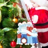 Weihnachtsornament 2020 Weihnachtsdekorationen Quarantäne Personalisierte überlebte 6-köpfige Familie Ornament mit Gesichtsmasken kostenloser Versand