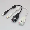 Harici USB Ses Kartı 7.1 Kanal 3D Ses Adaptörü PC Masaüstü Dizüstü JK2008KD Için 3.5mm Kulaklık Değiştirme