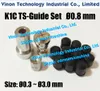 (1set) SODICK K1C TS Ruby Guide Set D = 0,3-3,0 mm pour Sodick K1C Small Hole Drill EDM (TS-Guide * 1PC + Collet * 1PC + Spacer * 1PC + Sceaux en caoutchouc * 10pcs)