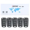 B04 Universal KD Remote Locksmith Supplies for KD-X2 KD900 Mini Car Key Remote Replacement Fit More than 2000 Models