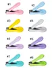 8 Kolory Creative Cartoon Solid Color Baby Do Nail Clipper Nowe Cute Children Pielęgnacja Pielęgnacji Nożyczki Nożyce Do Paznokci Dubacki Clippers M2664