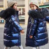 NEW fashion Children warm Winter Down Jackets for Girl clothes coat Boy Clothing kids Hooded Thicken Long waterproof Parka 20092114892665