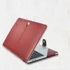 PU lederen hoes voor Macbook Air 11 Air13 Pro 14" 13.3" 15.4" 15.6" hoesjes