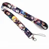 Mixed Anime Demon Slayer Kimetsu No Yaiba Neck Strap Lanyard Mobile Phone Key Chain ID Badge Key Chains Kamado Tanjirou