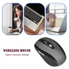 Möss USB Wireless Mouse 2000DPI Justerbar mottagare Optisk dator 2,4 GHz för bärbar dator PC MINI1