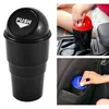 1PICECS Automotive Cup Holder Skräp Kan Trash Bin Small Mini Car Storage Bag Organizer