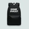 Mochila Game Over Mochila Love Play Mochila escolar Fans Style Mochila estampada Mochila deportiva Mochila al aire libre