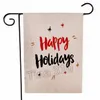 Merry Christmas Garden Flag Xmas Brief Bomen Rendier Opknoping Banner Vlaggen Party Decoratie Kerstvlagjes 30 * 45cm T2I51410