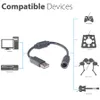 Wymiana Kabel zrywowy USB do sterowników Microsoft Xbox 360 Kable przedłużające Przewodowe Przewodowe Adapter 22cm Akcesoria