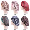 Ny mode satin motorhuv för Women Day Night Sleep Cap Silkeslen Normal Size Head Wrap Hair Styling Ladies Hair Cover Accessories