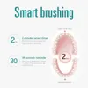 AZDENT USB Rechargeable Electric Toothbrush Pink White Black 3 Modes Oral Cleaning Brush 2 Min Timer Waterproof 30S Reminder