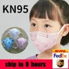 Kn95 ffp2 miúdo máscaras 3-10 anos designer máscara facial crianças para meninos meninas mascarilha 5 camadas masque enfant em estoque dentro de 12 horas