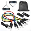 Accessories Yoga Fitness Pull Rope Exercises 11pcs Resistance Bands Latex Tubes Pedal Excerciser Body Training Workout