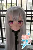 (RK MASK 03) Handgemachte Female-Silikon-Gummi-Gesichtsmaske Cosplay Kigurumi DWT Puppe Kigurumi Japanische KIG Anime Rollenspiel-Maske