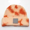 Unisex Tiedyed Beanies Winter Knitted Beanies Warm Hats Beanies Casual Hats Caps For Men Women DHL 3724224