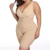 Kvinnor Slimming Body Shaper Waist Trainer Modellering Belt Lår Reducer Tummy Control Butt Lifter Push Up Shapewear Fajas Plus Size T200819