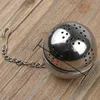 Rostfritt stål Mesh Tea Ball Infuser Teas Strainer Filter Intervall diffusor Hem Kök Teaware Tools