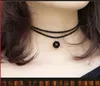 Retro europeisk och amerikansk sammet bälte spets halsband krage kvinnlig clavicle chain halsband punk loli halsband tröja kedja wy1577