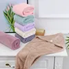 Soft Coral Fleece Absorbent Towel Microfiber Woman Long Hair Fast Drying Towel Solid Color Bath Wrap Hat Quickly Dry Caps Turban VT1683