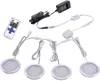 Linkable Under Cabinet LED Lighting Kit 12V Slim Dimmable LED Puck Lights with Wireless Controller & UL Listed Wall Plug for Under Counter