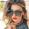 46371 Marka Tasarım Lüks Kare Güneş Erkekler Kadınlar Moda Shades UV400 Vintage Gözlük