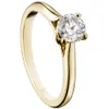 yellow moissanite ring