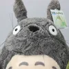 Anime Ghibli 미야자키 하야오 내 게으름 토토로 박제 봉제 장난감 Kawaii 토토로 소프트 인형 36cm LJ200902
