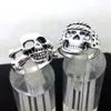 Bulk Lots 100pcs Men Skull Rings 2020 New Gothic Biker Punk Rings Cool Fashion Jewelry Lot9807584